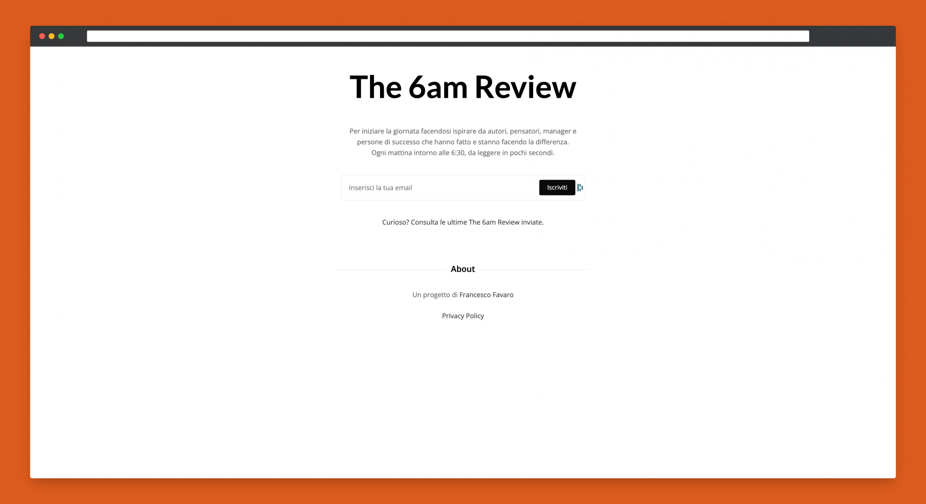 The 6am Review